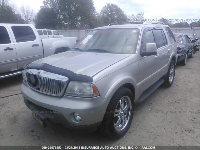 5LMEU68H25ZJ18263 - 2005 LINCOLN AVIATOR 银色 照片 2