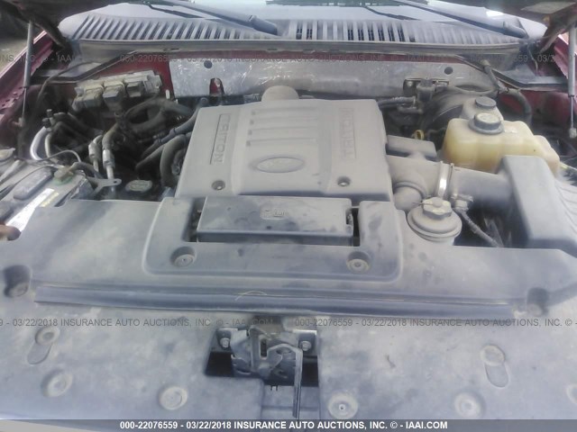 1FMFU16537LA59510 - 2007 FORD EXPEDITION XLT ბურგუნდია ფოტო 10