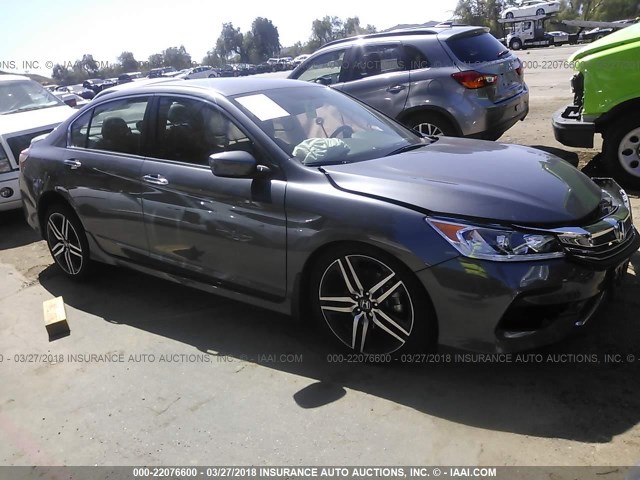 1HGCR2F59HA238129 - 2017 HONDA ACCORD SPORT 灰色 照片 1