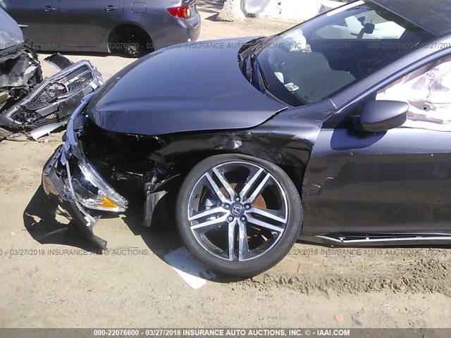 1HGCR2F59HA238129 - 2017 HONDA ACCORD SPORT GRAY photo 6