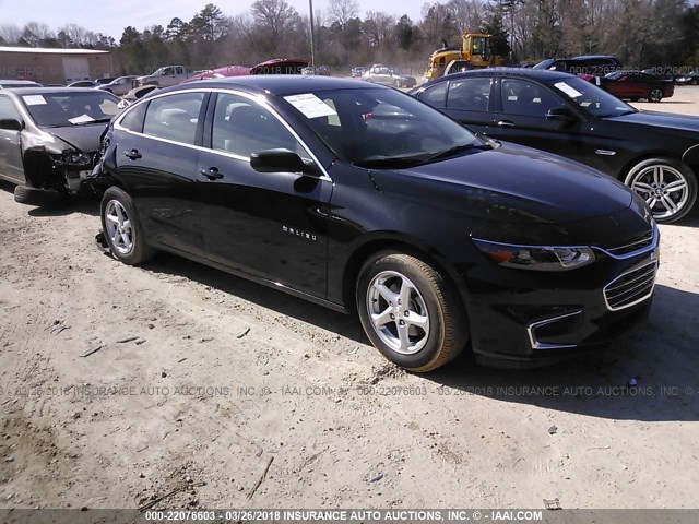 1G1ZB5ST8GF351745 - 2016 CHEVROLET MALIBU LS 黑色 照片 1