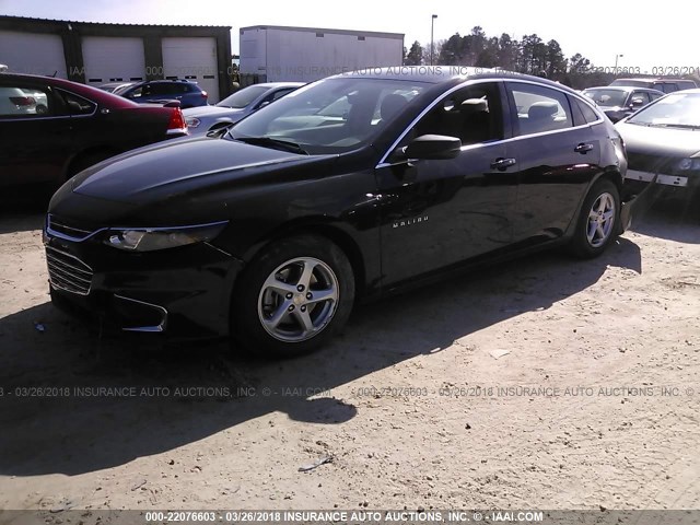 1G1ZB5ST8GF351745 - 2016 CHEVROLET MALIBU LS 黑色 照片 2