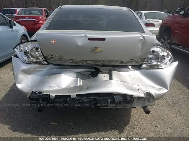 2G1WS55R079381947 - 2007 CHEVROLET IMPALA POLICE SILVER photo 6