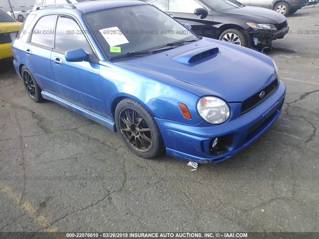 JF1GG29632G836835 - 2002 SUBARU IMPREZA WRX BLUE photo 6