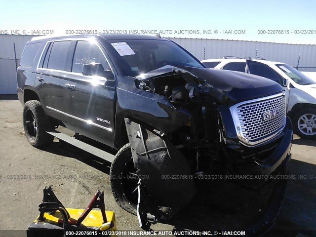 1GKS2CKJ6FR287590 - 2015 GMC YUKON DENALI BLACK photo 1