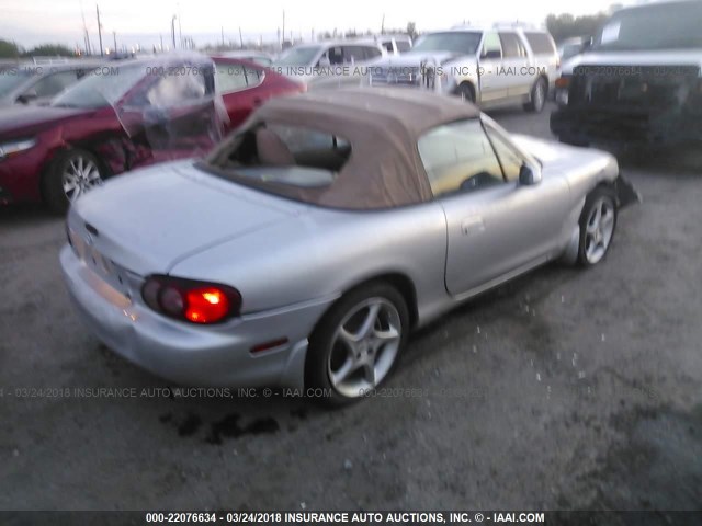 JM1NB353710208950 - 2001 MAZDA MX-5 MIATA LS SILVER photo 4