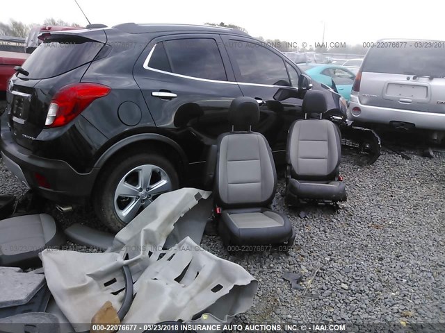 KL4CJDSB0FB266089 - 2015 BUICK ENCORE PREMIUM BLACK photo 4