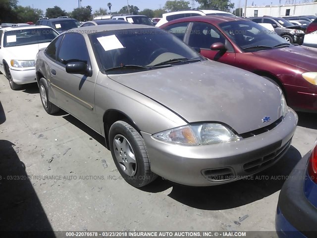 1G1JC124517270540 - 2001 CHEVROLET CAVALIER Qəhvəyi foto 1