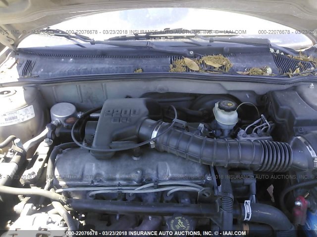 1G1JC124517270540 - 2001 CHEVROLET CAVALIER Qəhvəyi foto 10