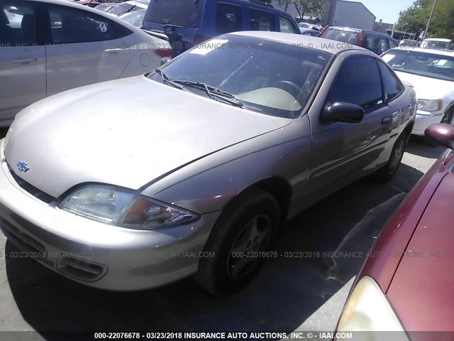 1G1JC124517270540 - 2001 CHEVROLET CAVALIER Qəhvəyi foto 2