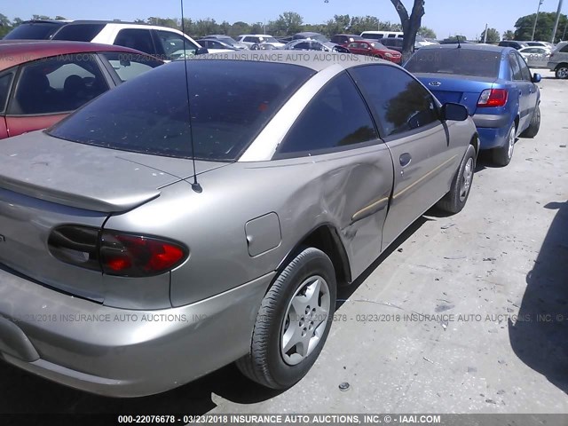 1G1JC124517270540 - 2001 CHEVROLET CAVALIER Qəhvəyi foto 4