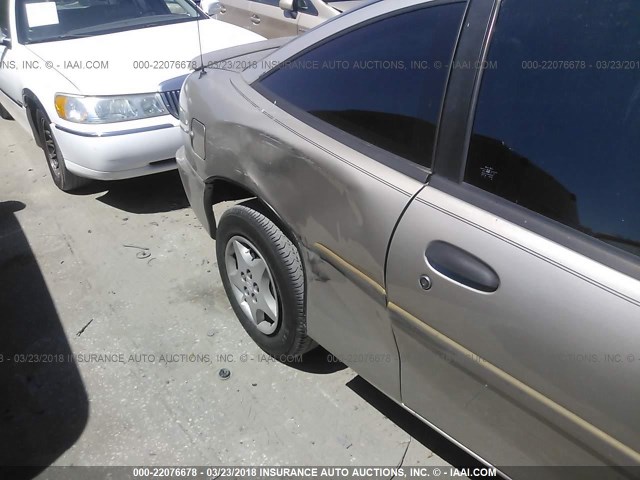 1G1JC124517270540 - 2001 CHEVROLET CAVALIER Qəhvəyi foto 6