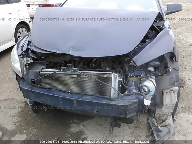 1G1ZC5E1XBF182408 - 2011 CHEVROLET MALIBU 1LT 蓝色 照片 6