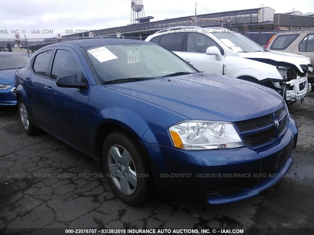 1B3LC46B89N509436 - 2009 DODGE AVENGER SE/SXT Dark Blue photo 1