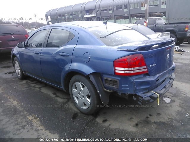 1B3LC46B89N509436 - 2009 DODGE AVENGER SE/SXT Dark Blue photo 3