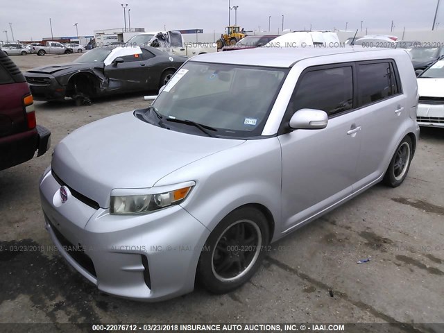 JTLZE4FE9B1128354 - 2011 TOYOTA SCION XB SILVER photo 2