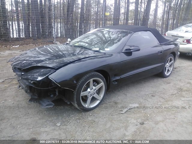 2G2FS32K9Y2155701 - 2000 PONTIAC FIREBIRD BLACK photo 2