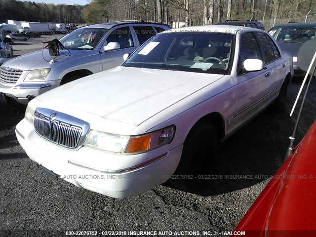 2MEFM74W0WX659162 - 1998 MERCURY GRAND MARQUIS GS WHITE photo 2