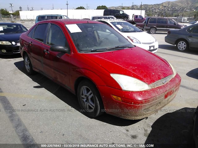 1FAFP34P31W180190 - 2001 FORD FOCUS SE/SE COMFORT RED photo 1