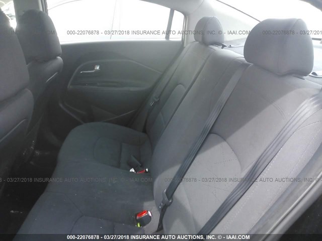 KNADN4A36D6178627 - 2013 KIA RIO EX/SX BLACK photo 8