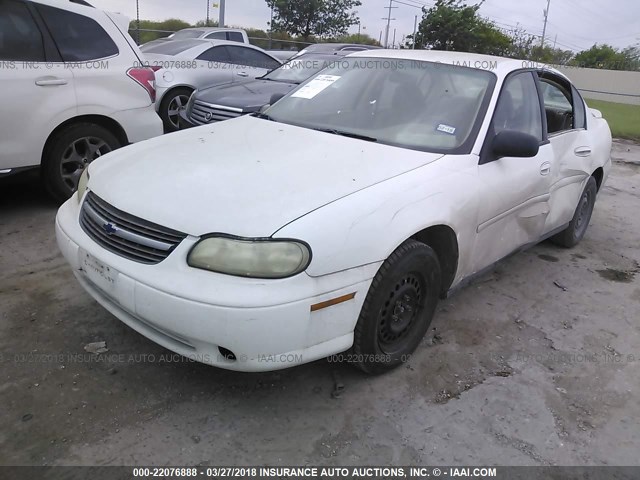 1G1ND52F74M535214 - 2004 CHEVROLET CLASSIC WHITE photo 2