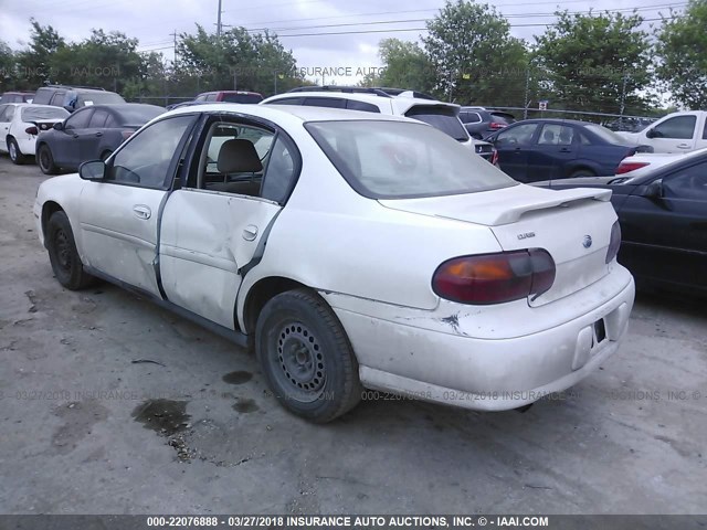 1G1ND52F74M535214 - 2004 CHEVROLET CLASSIC WHITE photo 3