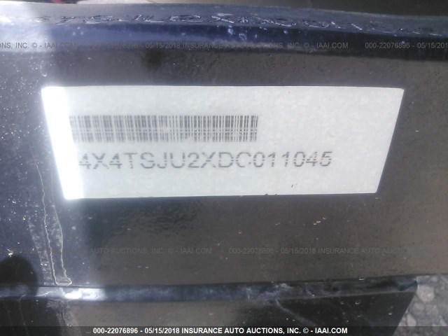 4X4TSJU2XDC011045 - 2013 FOREST RIVER EVO TRL TRVL  Unknown photo 9