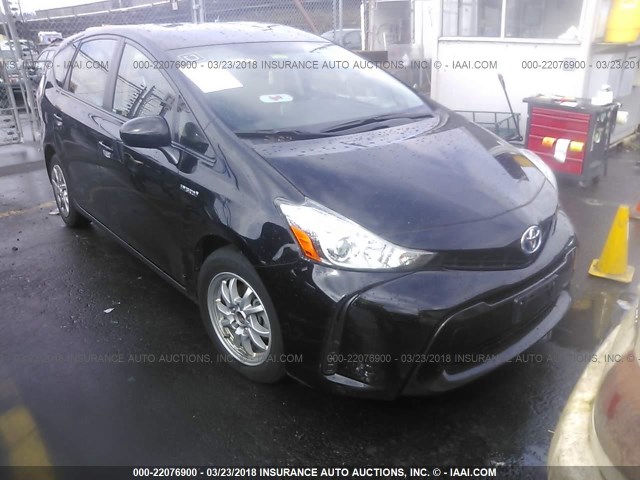 JTDZN3EU2FJ016631 - 2015 TOYOTA PRIUS V BLACK photo 1