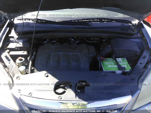 5FNRL38796B038077 - 2006 HONDA ODYSSEY EXL ღია ლურჯი ფოტო 10