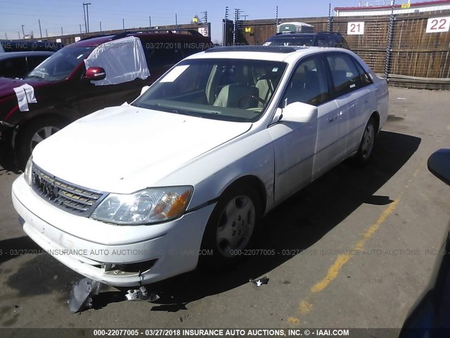 4T1BF28BX3U323604 - 2003 TOYOTA AVALON XL/XLS WHITE photo 2