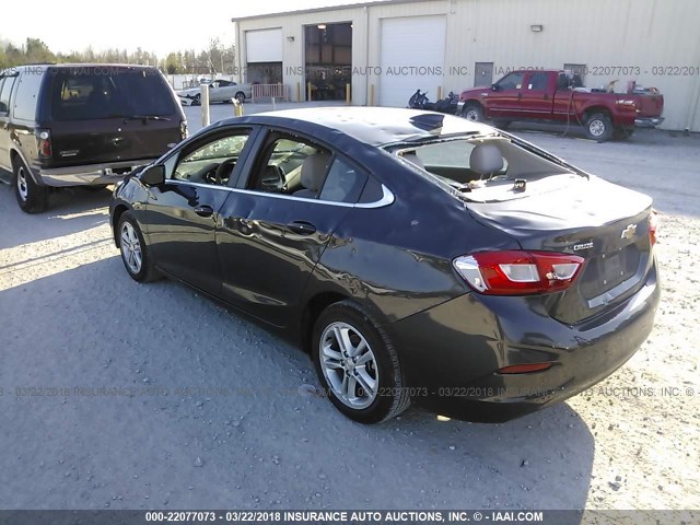 1G1BE5SM6G7313250 - 2016 CHEVROLET CRUZE LT GRAY photo 3