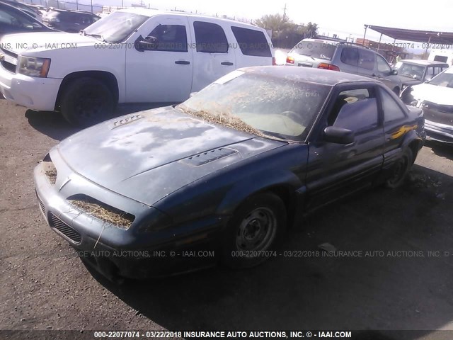 1G2WJ12X6SF272306 - 1995 PONTIAC GRAND PRIX GTP GREEN photo 2