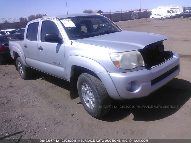 3TMJU4GN0BM119989 - 2011 TOYOTA TACOMA DOUBLE CAB PRERUNNER SILVER photo 1