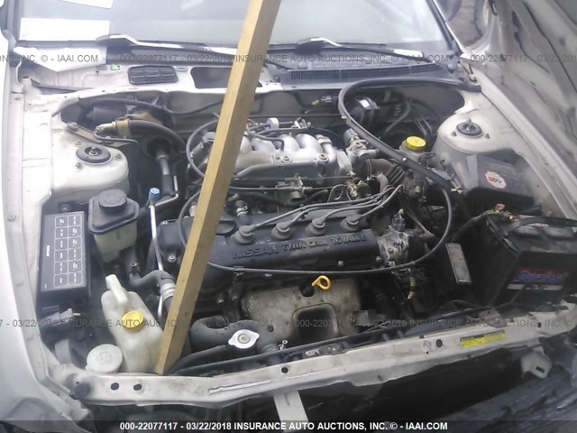 3N1AB41D1WL047950 - 1998 NISSAN SENTRA XE/GXE ვერცხლისფერი ფოტო 10
