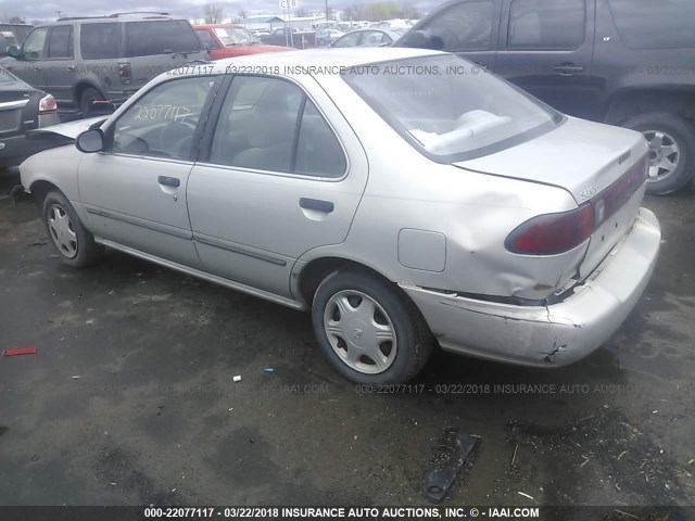 3N1AB41D1WL047950 - 1998 NISSAN SENTRA XE/GXE SILVER photo 3