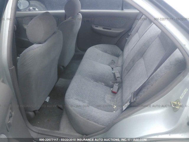 3N1AB41D1WL047950 - 1998 NISSAN SENTRA XE/GXE ვერცხლისფერი ფოტო 8
