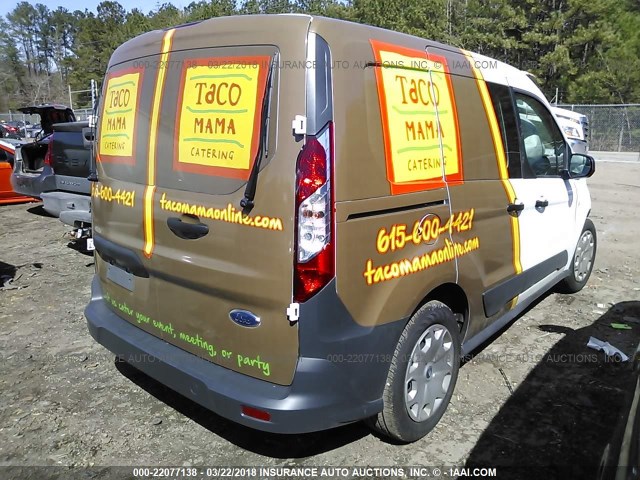 NM0LS6E78H1315695 - 2017 FORD TRANSIT CONNECT XL WHITE photo 4