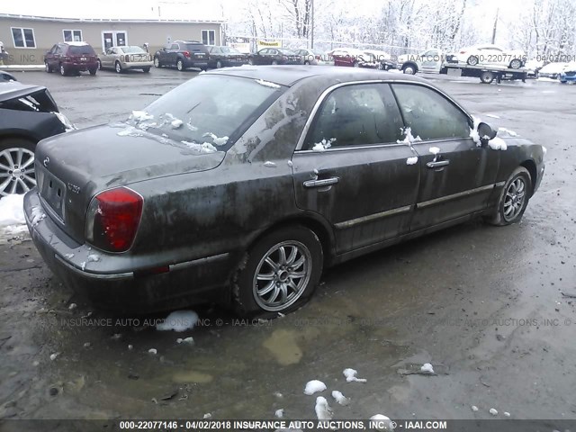 KMHFU45E24A355841 - 2004 HYUNDAI XG 350 GRAY photo 4