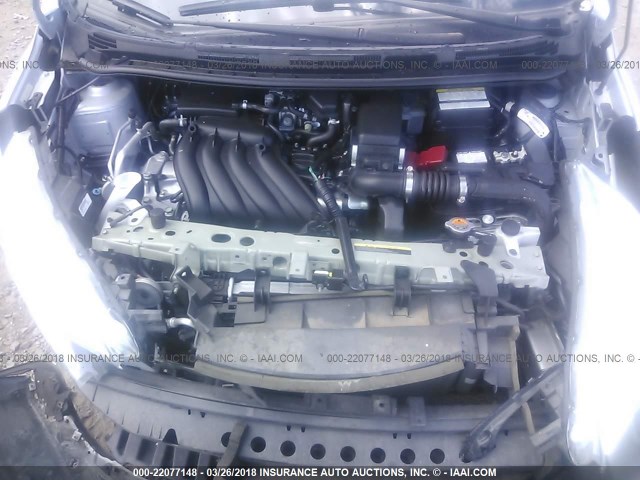 3N1CE2CP9GL380345 - 2016 NISSAN VERSA NOTE S/S PLUS/SV/SL/SR 银色 照片 10