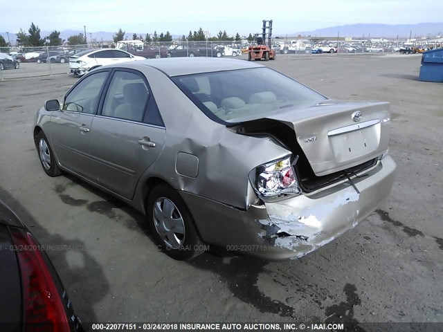 4T1BE32K26U666364 - 2006 TOYOTA CAMRY LE/XLE/SE 金色 照片 3