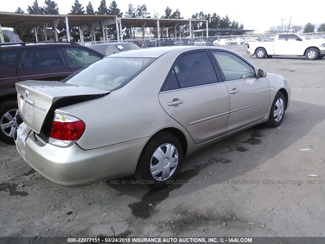 4T1BE32K26U666364 - 2006 TOYOTA CAMRY LE/XLE/SE 金色 照片 4