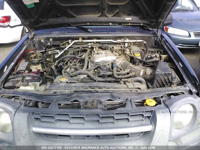 5N1ED28T54C623621 - 2004 NISSAN XTERRA XE/SE 黑色 照片 10