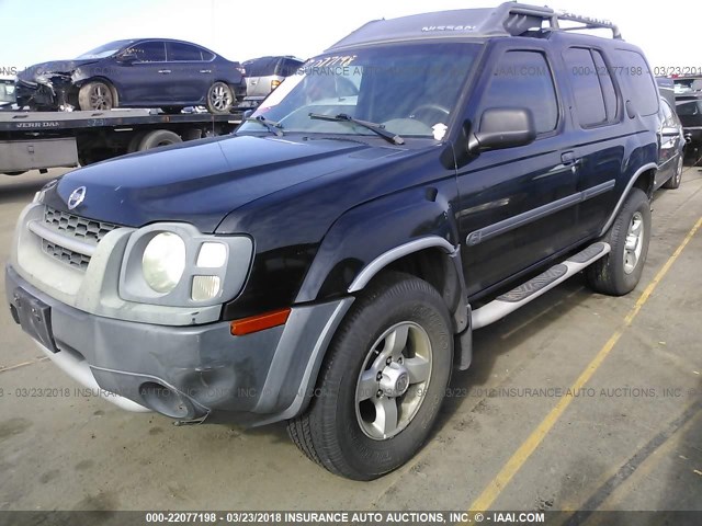 5N1ED28T54C623621 - 2004 NISSAN XTERRA XE/SE 黑色 照片 2