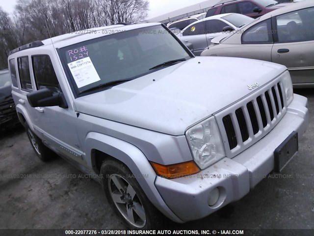 1J8HG48K06C273841 - 2006 JEEP COMMANDER SILVER photo 1