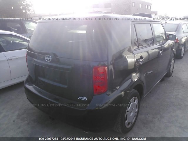 JTLKE50E091072427 - 2009 TOYOTA SCION XB შავი ფოტო 4