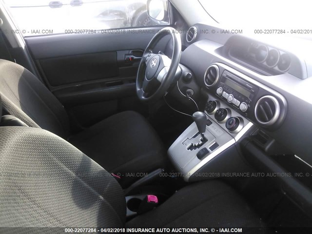 JTLKE50E091072427 - 2009 TOYOTA SCION XB შავი ფოტო 5