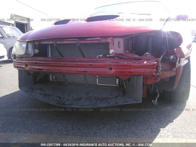 6G2VX12U96L812838 - 2006 PONTIAC GTO RED photo 6