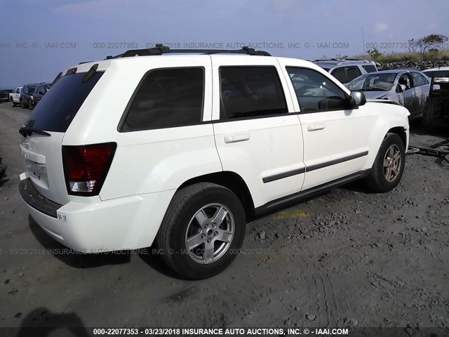 1J8GR48K87C544541 - 2007 JEEP GRAND CHEROKEE LAREDO/COLUMBIA/FREEDOM 白色 照片 4