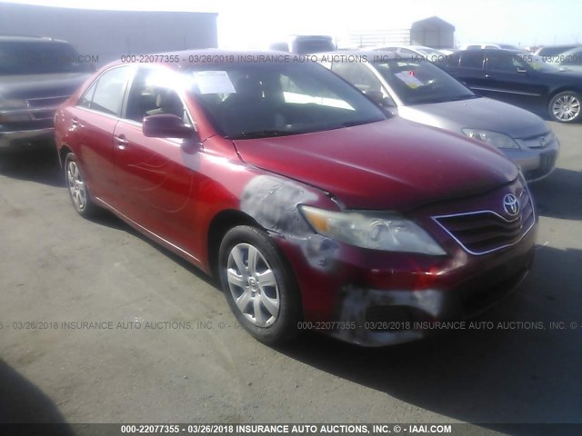 4T1BF3EK5BU643745 - 2011 TOYOTA CAMRY SE/LE/XLE RED photo 1