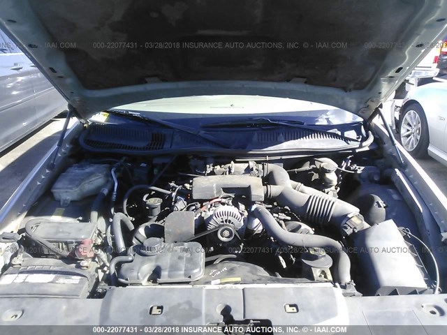 1LNHM81W54Y608060 - 2004 LINCOLN TOWN CAR EXECUTIVE/SIGNATURE ოქროსფერი ფოტო 10